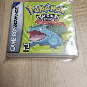 Nintendo Pokémon LeafGreen Game Boy Advance Green